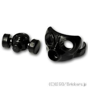 レゴ カスタムパーツ ガスマスク GS00 CA3キャニスター付き：ブラック