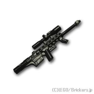 レゴ カスタムパーツ スナイパーライフル M802：ブラック | lego 互換 ミニフィギュア 人形 ミリタリー 武器 銃｜brickers