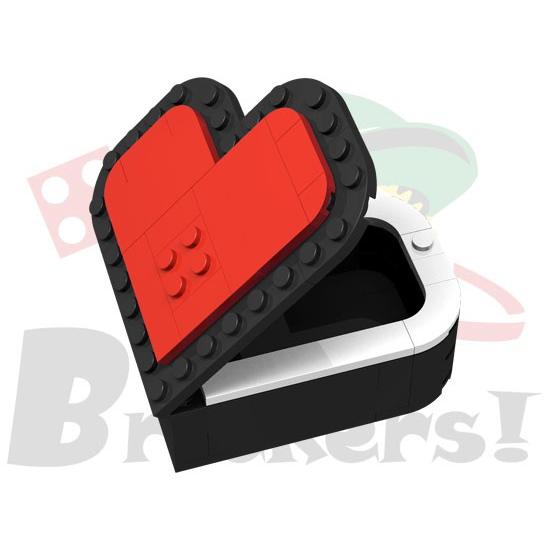 レゴ オリジナルセット ハート型小物入れ 黒x赤 Lego Bros052c L Bros052c レゴブロック専門店ブリッカーズ 通販 Yahoo ショッピング