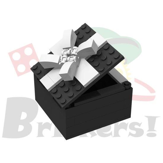 小物 Riko LEGO（レゴ） ジョイフルセット／ギフトボックス型小物入れ(黒x白