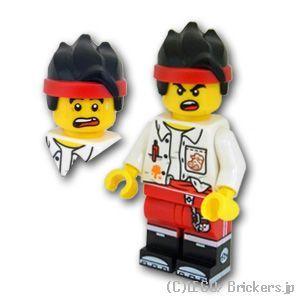 レゴ モンキーキッド ミニフィグ モンキー・キッド - ピグシーラーメン制服 【MK007】 |LEGOの人形 | LEGO