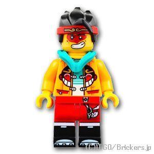 レゴ モンキーキッド ミニフィグ モンキー・キッド - 覚醒顔/キリリ顔 【MK047】 |LEGOの人形 | LEGO