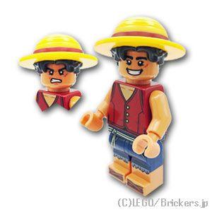 レゴ ONE PIECE ミニフィグ モンキー・D・ルフィ - ワン・ピース 【OP018】 |LEGOの人形 | LEGO