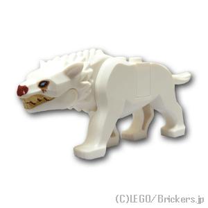 レゴ 動物 パーツ ワーグ ホワイト Lego フィギュア 人形 ミニフィギュア Wargpb02c01 001 レゴブロック専門店ブリッカーズ 通販 Yahoo ショッピング