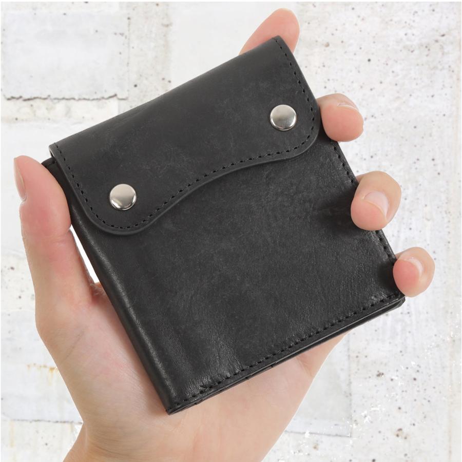 エクスビータ ミニ 財布 小さすぎない 大容量 二つ折り メンズ