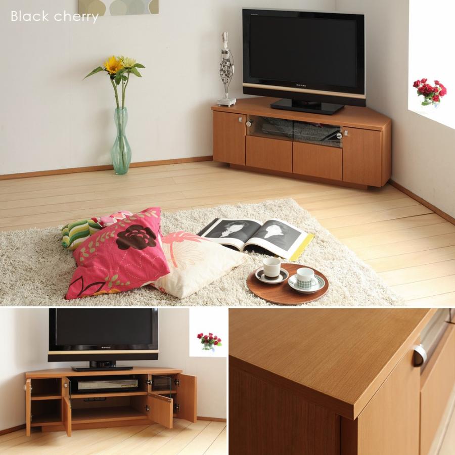 テレビ台 コーナー 三角 ローボード 完成品 国産 大川家具 テレビボード ウォールナット コンパクト 収納 日本製 おしゃれ 40型 北欧 モード 幅110 コンフォートスタイル 工場直営 通販 Yahoo ショッピング