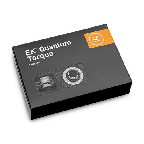 EKWB EK-Quantum Torque HDC-14 圧縮継手 リジッドチューブ 外径14mm ブラックニッケル 6個パック並行輸入