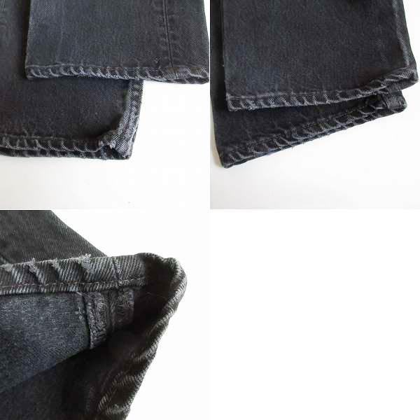 ★97年USA製★美品★「Levis 501」ブラック 黒 後染め 1997年製 USA製 リーバイス 501 後染めブラック ジーンズ 実寸W28 L31