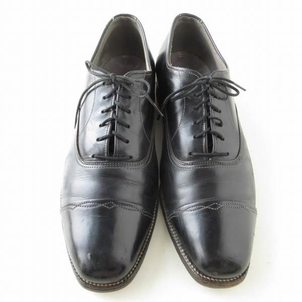 60s USA製 Thom McAn トムマッキャン ストレートチップ 黒 レディース