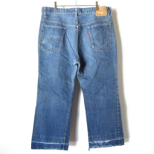 1975年製 USA製 リーバイス517 66前期 縦落ち ブーツカット ジーンズ