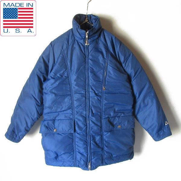 80s USA製 GERRY ダウンジャケット ブルー系 M程度 ジェリー アメリカ