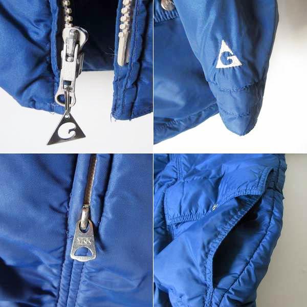80s USA製 GERRY ダウンジャケット ブルー系 M程度 ジェリー アメリカ