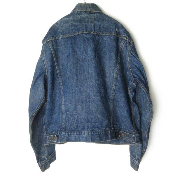 USA製 70s リーバイス 70505 デニム ジャケット 4th 66前期 縦落ち 46
