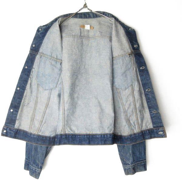 USA製 70s リーバイス 70505 デニム ジャケット 4th 66前期 縦落ち 46