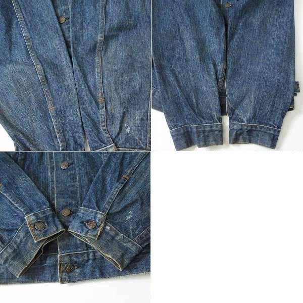 USA製 70s リーバイス 70505 デニム ジャケット 4th 66前期 縦落ち 46