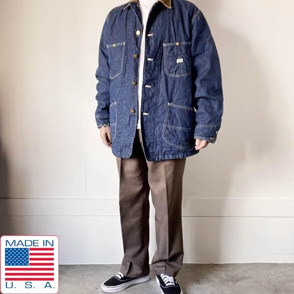 70s 80s USA製 Lee 81-LJ カバーオール ブランケット 70s USA製 Lee リー 81-LJ デニム カバーオール 大きめL程度