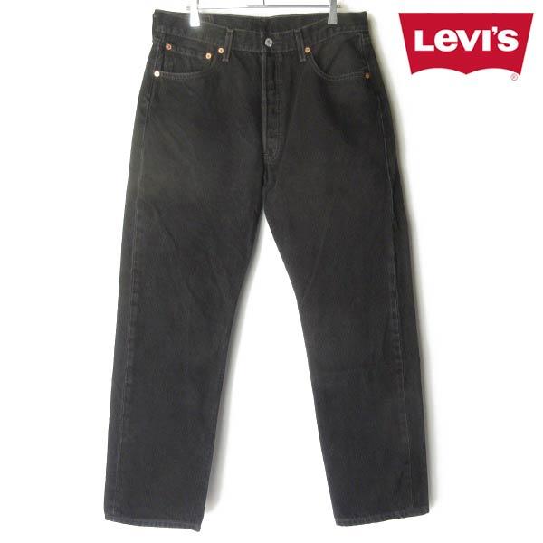 Levi's（リーバイス） 美品 00s 501 後染め ブラック ジーンズ W34 L30