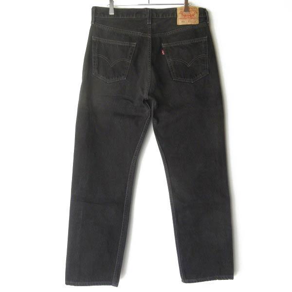 Levi's（リーバイス） 美品 00s 501 後染め ブラック ジーンズ W34 L30