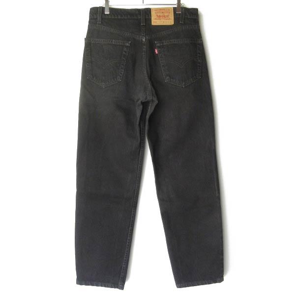 Levi's（リーバイス） 美品 1997年製 USA製 550 後染め ブラック