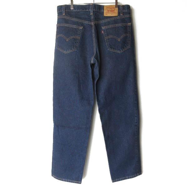 リーバイス LEVI’S 550 w36 L30 濃紺 USA製 00s Levi's（リーバイス） 美品 2001年製 USA製 550 濃紺 ジーンズ W36 L30