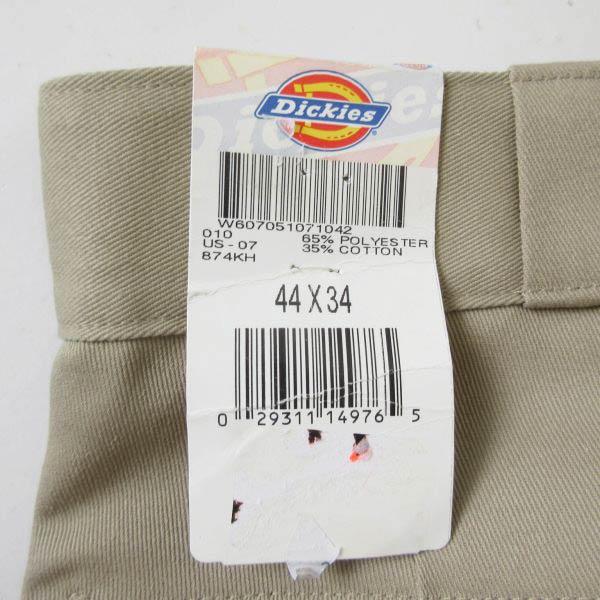 新品 1998年製 USA製 Dickies ディッキーズ 874 ワークパンツ 44×34