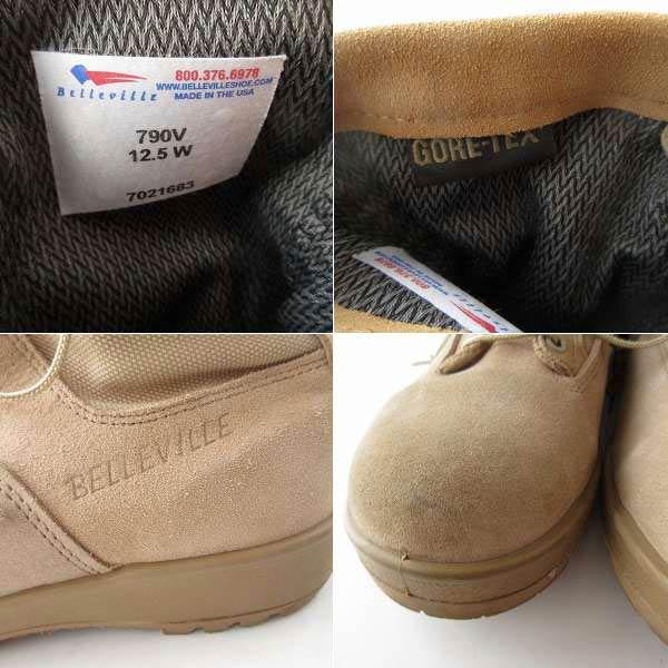 美品 USA製 BELLEVILLE 米軍 レザー×ゴアテックス コンバット ブーツ