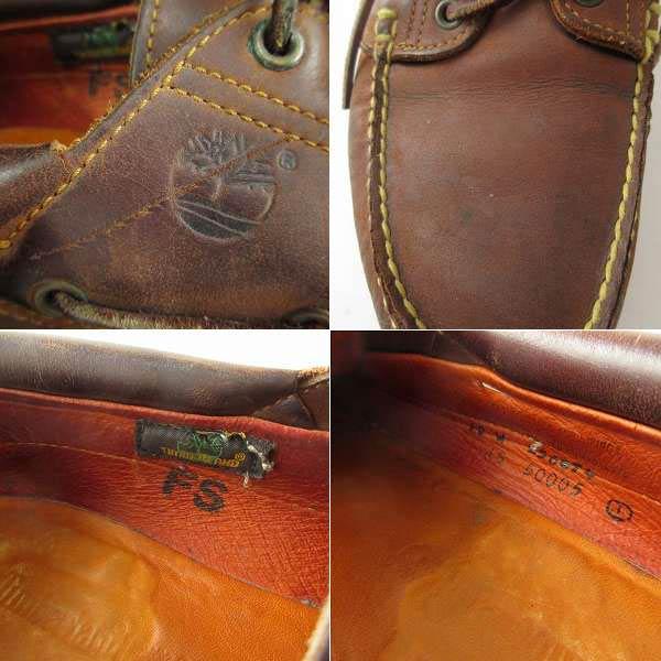 USA製 Timberland ティンバーランド 3EYE モカシン 10W 幅広28cm 茶系