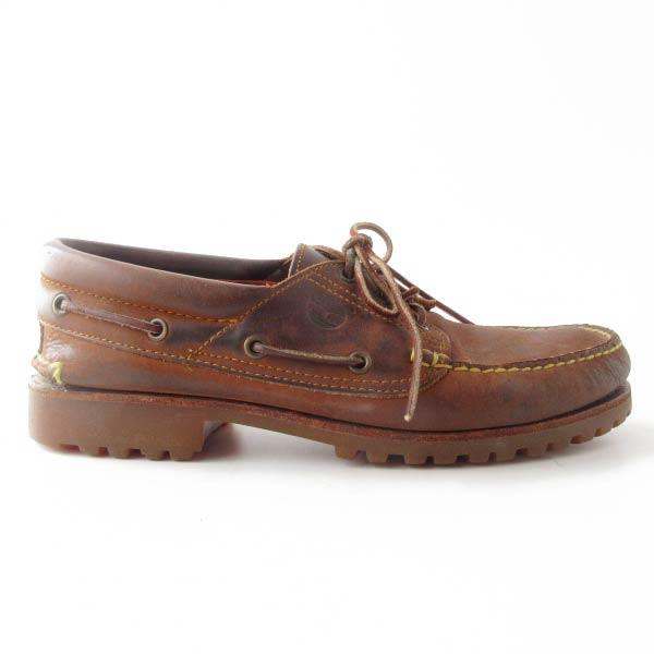 USA製 Timberland ティンバーランド 3EYE モカシン 10W 幅広28cm 茶系