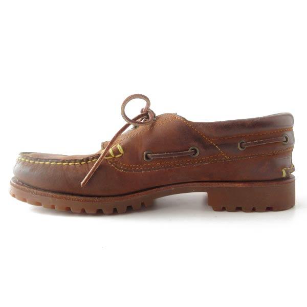 USA製 Timberland ティンバーランド 3EYE モカシン 10W 幅広28cm 茶系