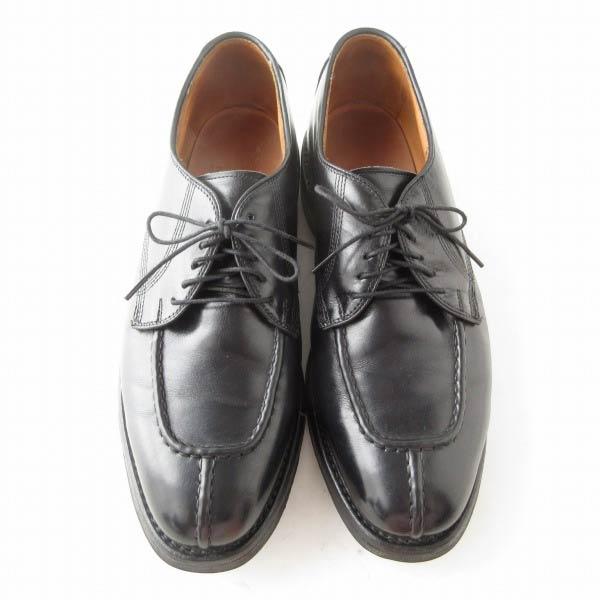 美品 USA製 アレンエドモンズ Dellwood Uチップ シューズ 黒 8D 26cm