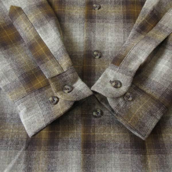新品 PENDLETON ペンドルトン オンブレ チェック柄 ボードシャツ M ウール シャツ 未使用品 D154-14-0002ZTの画像