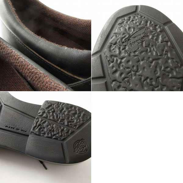 90s 刺繍羽タグ USA製 レッドウィング Uチップ ポストマン シューズ 黒