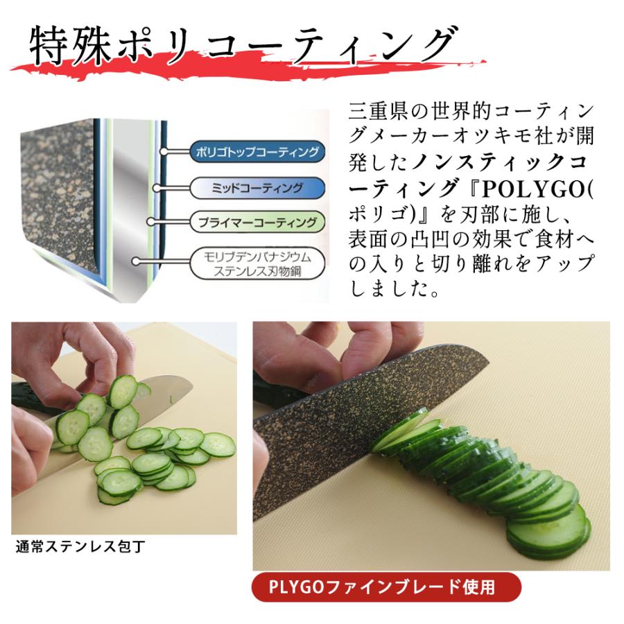 STYLENEO 三徳包丁 POLYGO(ポリゴ）ファインソーブレード セット よく