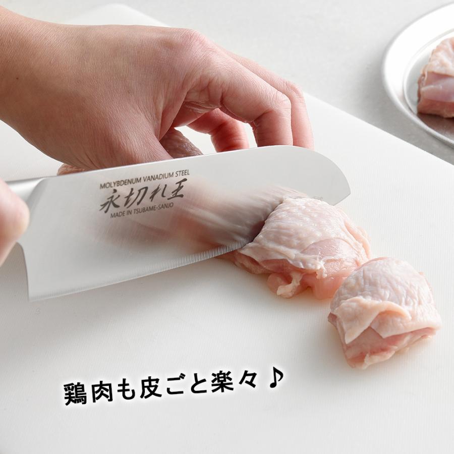 三徳包丁 日本製 包丁 ステンレス 猫 万能包丁 燕三条 包丁 永切れ王 和包丁 TV放映 切れる 三徳庖丁 庖丁 ほうちょう ナイフ 永切れ包丁 切れ味 調理器具 | STYLENEO | 06