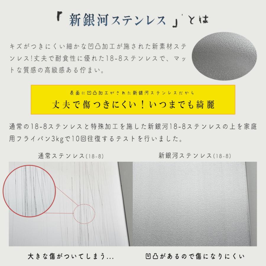 排気口カバー フラット 60cm 用 IH ガス コンロ グリル ロータイプ ステンレス 燕三条 日本製 薄型 コンロカバー レンジガード コンロ奥 ラック 油はねガード | STYLENEO | 03
