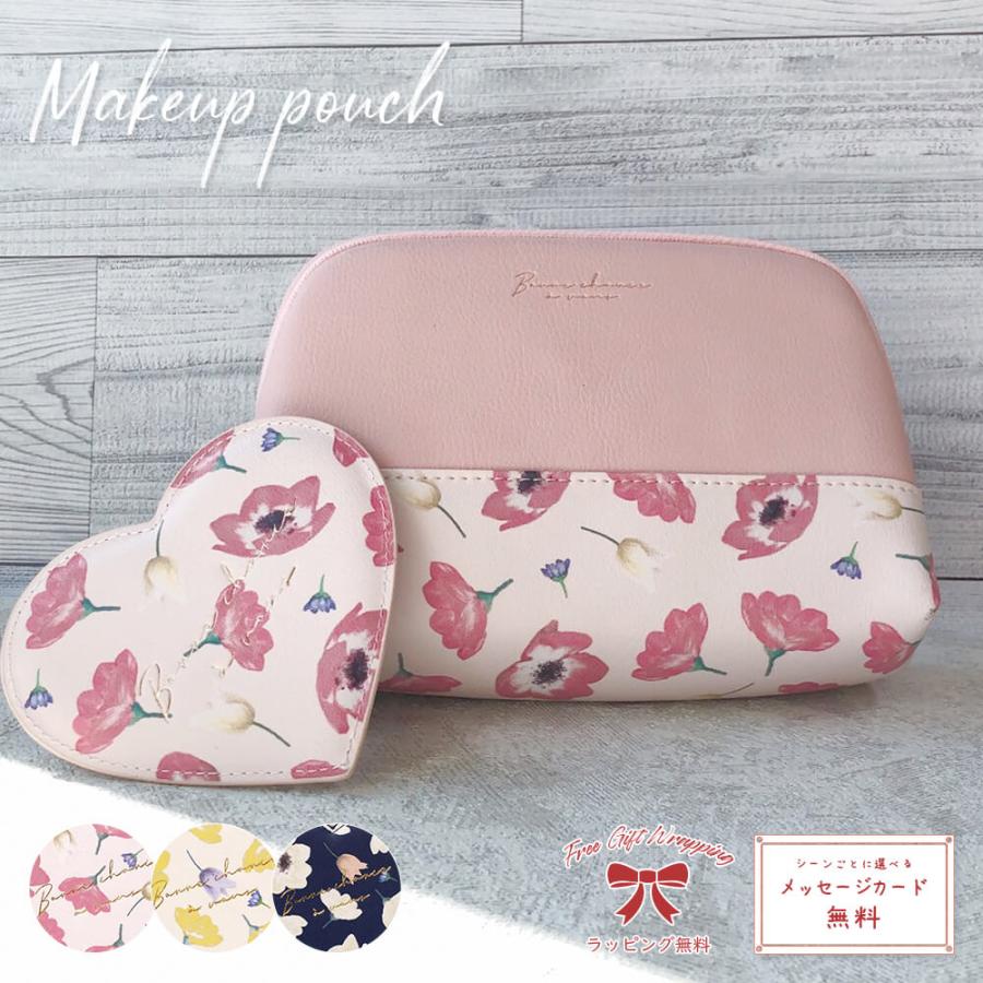メイク ポーチ 大容量 コンパクト 韓国 仕切り 小さめ 機能性 コスメポーチ メイク直し かわいい 花柄 女性 贈り物 ギフト フラワー レディース 化粧ポーチ Cl ハッピーストア 通販 Yahoo ショッピング