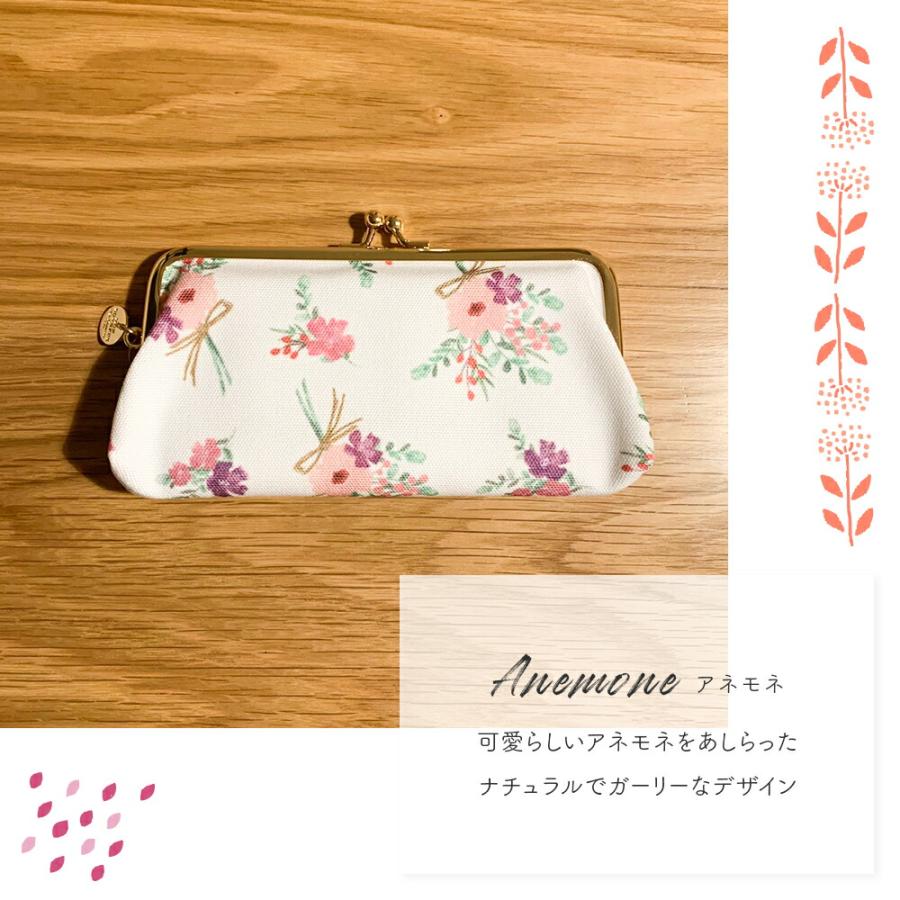 財布 レディース メンズ 長財布 ミニ財布 二つ折り財布 がま口 財布 小銭 入れ ポーチ 口金 かわいい おしゃれ メイク 直し ペンケース 北欧 フラワー 花 柄 |  | 04