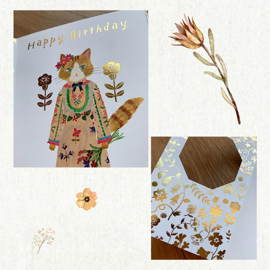 バースデーカード おしゃれ 花 大人 可愛い シンプル 女性 飛び出す 誕生日プレゼント 女友達 ギフト パーティー 飾り 水彩 イラスト 金箔 お中元 Fg0002 ハッピーストア 通販 Yahoo ショッピング