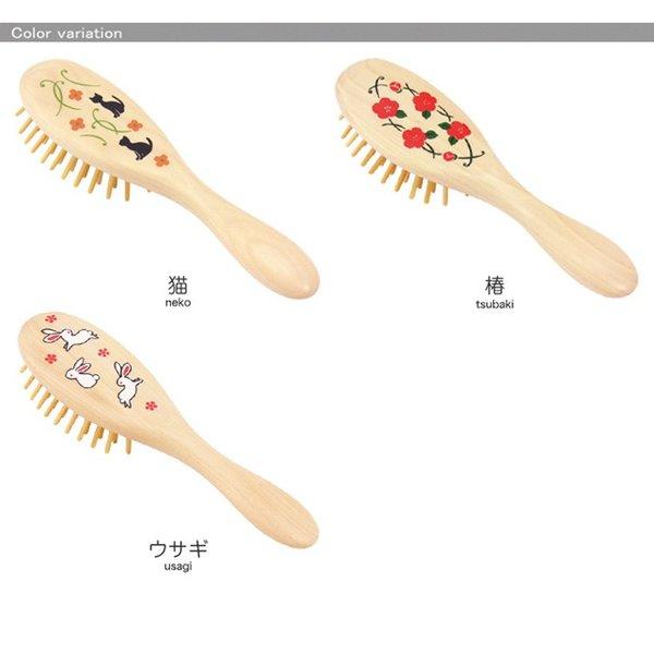 つげ櫛 日本製 木製 | ヘアブラシ くし プラシつげピン付 つげの櫛 静電気防止 頭部血行促進 本つげ櫛 椿油 本ツゲ ブラッシング ギフト プレゼント 本 艶髪 | STYLENEO | 03