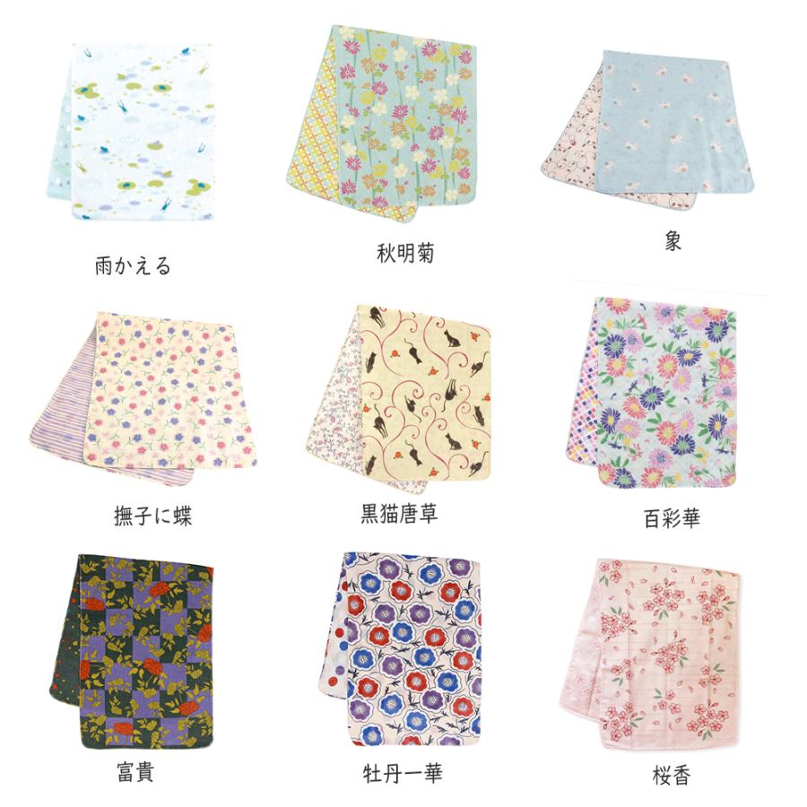 手ぬぐい ガーゼ おしゃれ 日本 和柄 タオル てぬぐい 額 花柄 和雑貨