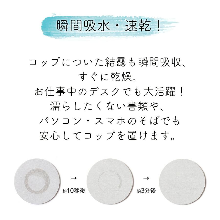 コースター 珪藻土 陶器 かわいい おしゃれ 猫 ねこ ギフト プレゼント 新築 引越し 祝い 誕生日 ラッピング 敬老の日｜bridge｜05