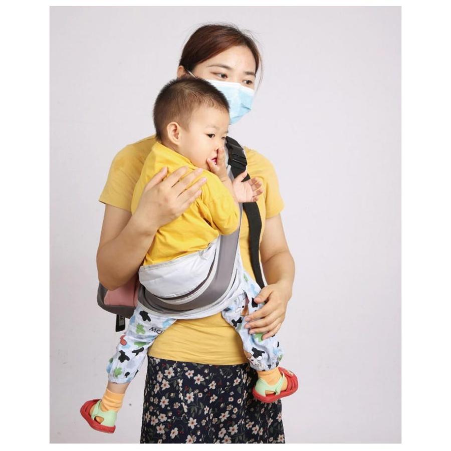 マザーズバッグ 抱っこ紐 ヒップシート ショルダーバッグ 2WAY 2in1