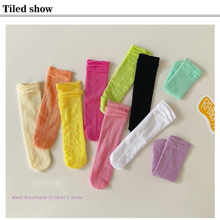 キッズ ハイソックス 遊戯会 キッズ靴下 透け靴下 女の子 ベビー靴下 靴下 透け感 靴下 学芸会 発表会 子供 ロング 靴下 無地 INS風 夏 ジ |  | 09
