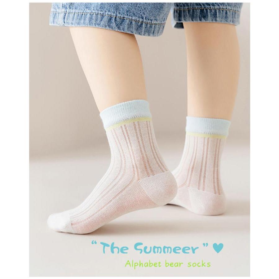 小学生 子供 夏 透け感 透かし編みスニーカーソックス ソックス ショートソックス 靴下 女の子 涼しい おしゃれ 通気性 春夏 メッシュ 幼稚園 韓 |  | 14