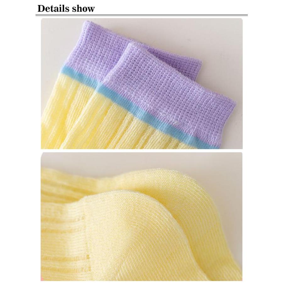 小学生 子供 夏 透け感 透かし編みスニーカーソックス ソックス ショートソックス 靴下 女の子 涼しい おしゃれ 通気性 春夏 メッシュ 幼稚園 韓 |  | 17