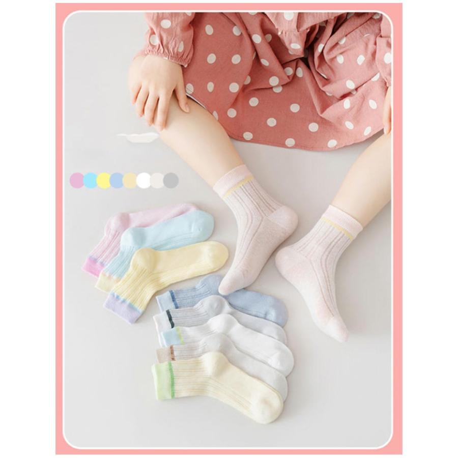 小学生 子供 夏 透け感 透かし編みスニーカーソックス ソックス ショートソックス 靴下 女の子 涼しい おしゃれ 通気性 春夏 メッシュ 幼稚園 韓 |  | 07