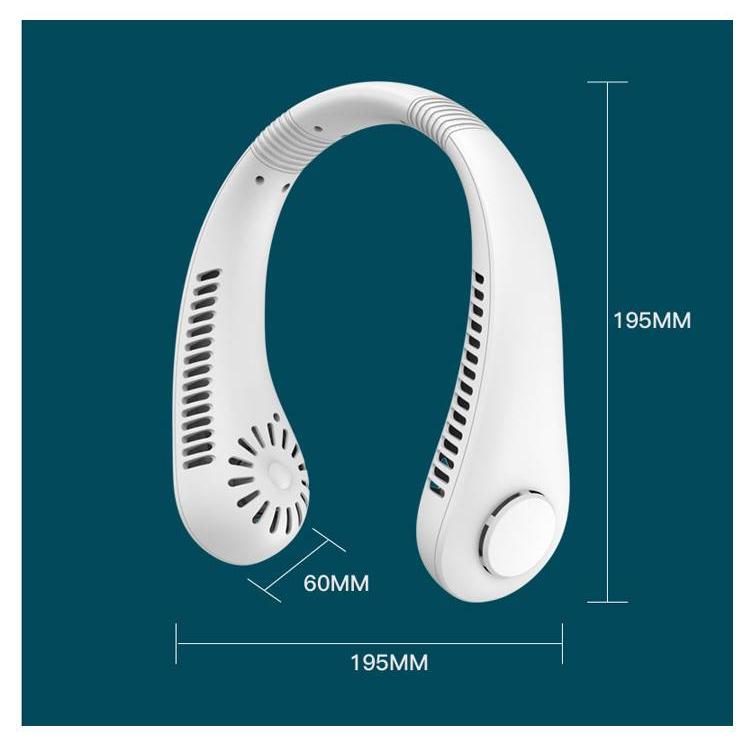 首掛け扇風機 首掛け扇風機 羽なし 扇風機 首掛け 首かけ 3000mA ネックファン 扇風機 小型 風量3段階 USB充電 携帯扇風機 接触涼感 静 |  | 17