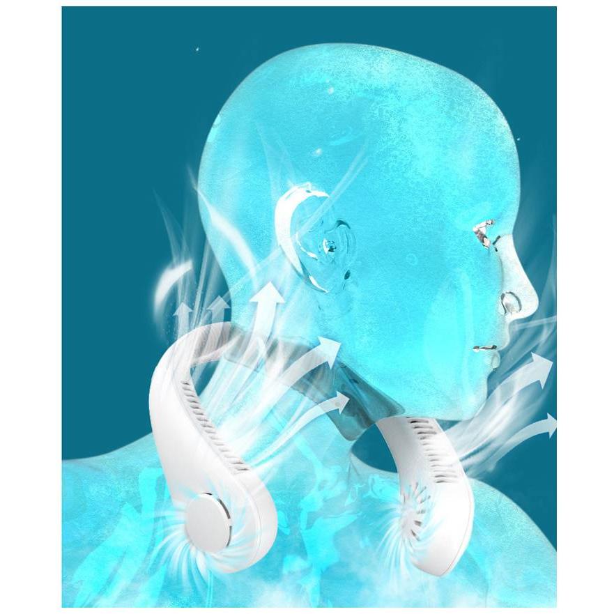 首掛け扇風機 首掛け扇風機 羽なし 扇風機 首掛け 首かけ 3000mA ネックファン 扇風機 小型 風量3段階 USB充電 携帯扇風機 接触涼感 静 |  | 09