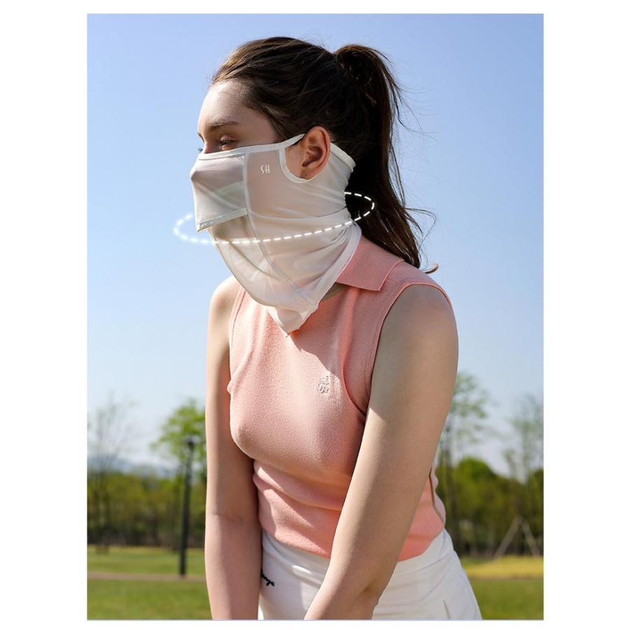 冷感 ネックガード フェイスカバー 夏用 フェイスマスク ネックカバー レディース UV対策 日焼け メッシュ 接触冷感 洗える 紫外線対策 フェイス |  | 12