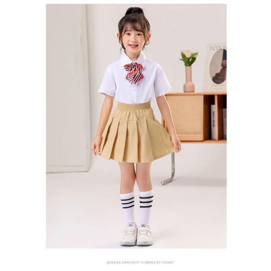 子供 男子 スクールシャツ フォーマルシャツ 高校生 女子 子供シャツ 白シャツ カッターシャツ コットン 制服 半袖シャツ 綿 キッズ 春夏 ブラウ |  | 12